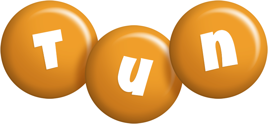 Tun candy-orange logo
