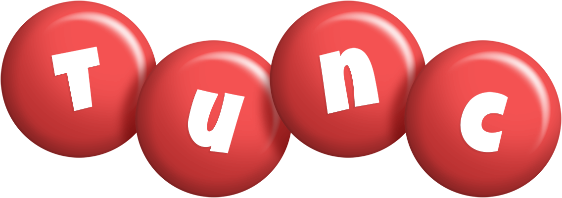 Tunc candy-red logo