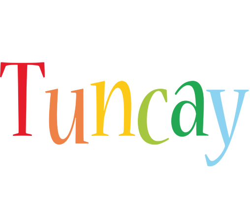 Tuncay birthday logo