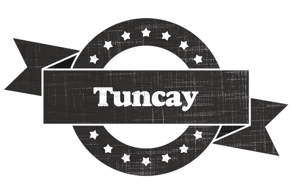 Tuncay grunge logo