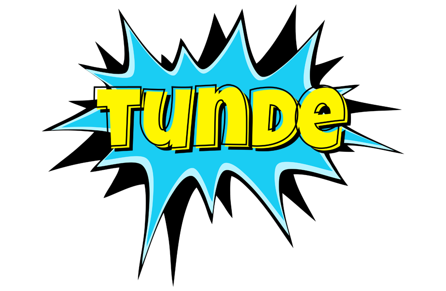 Tunde amazing logo