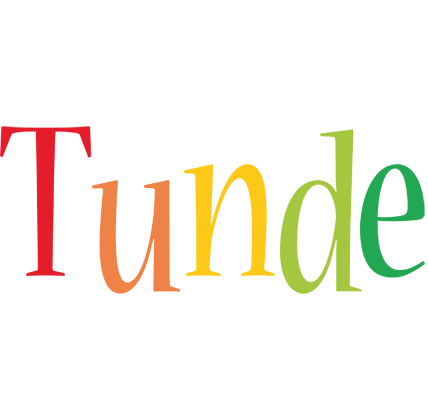 Tunde birthday logo