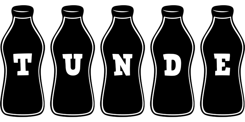 Tunde bottle logo