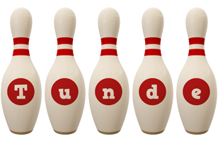 Tunde bowling-pin logo