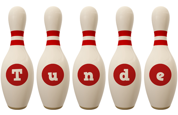 Tunde bowling-pin logo