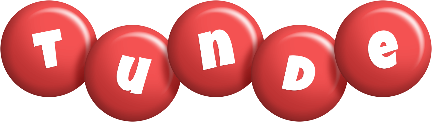 Tunde candy-red logo