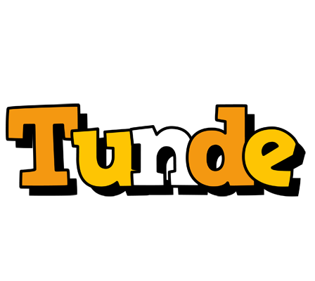 Tunde cartoon logo