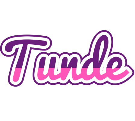 Tunde cheerful logo