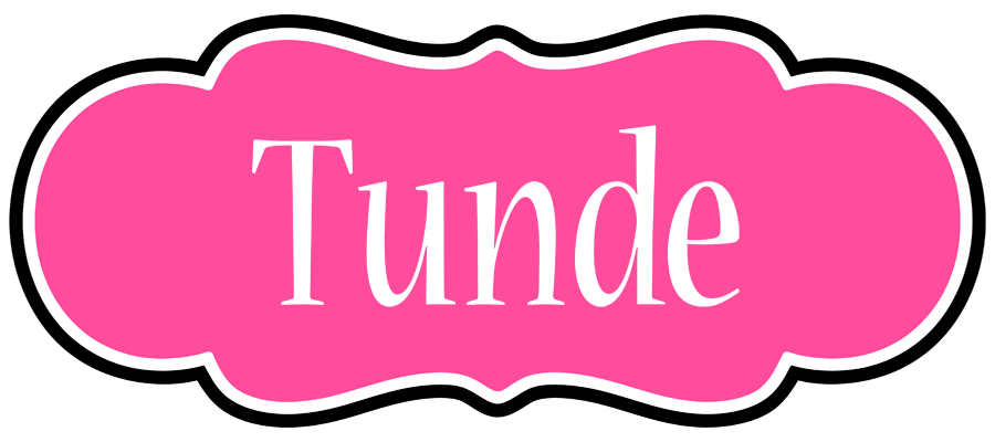 Tunde invitation logo
