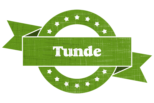 Tunde natural logo
