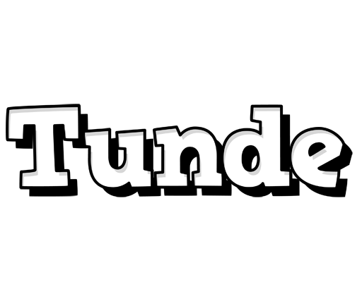 Tunde snowing logo
