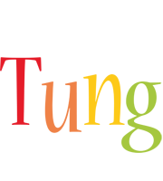 Tung birthday logo