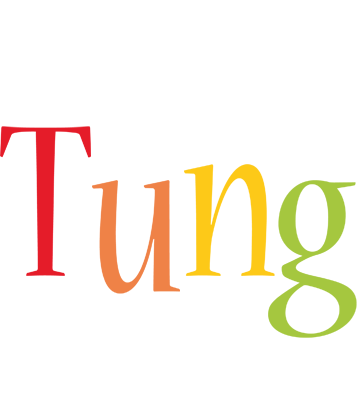 Tung birthday logo