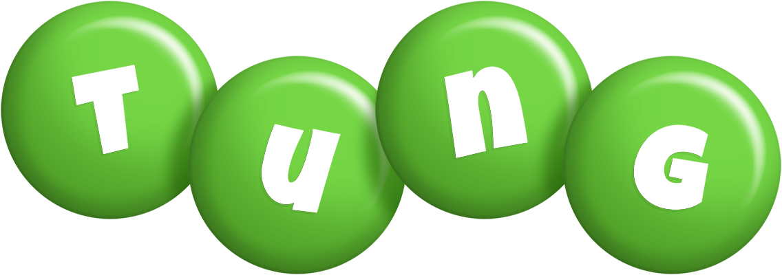 Tung candy-green logo