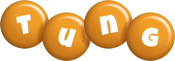 Tung candy-orange logo