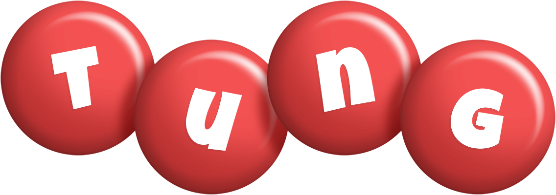 Tung candy-red logo