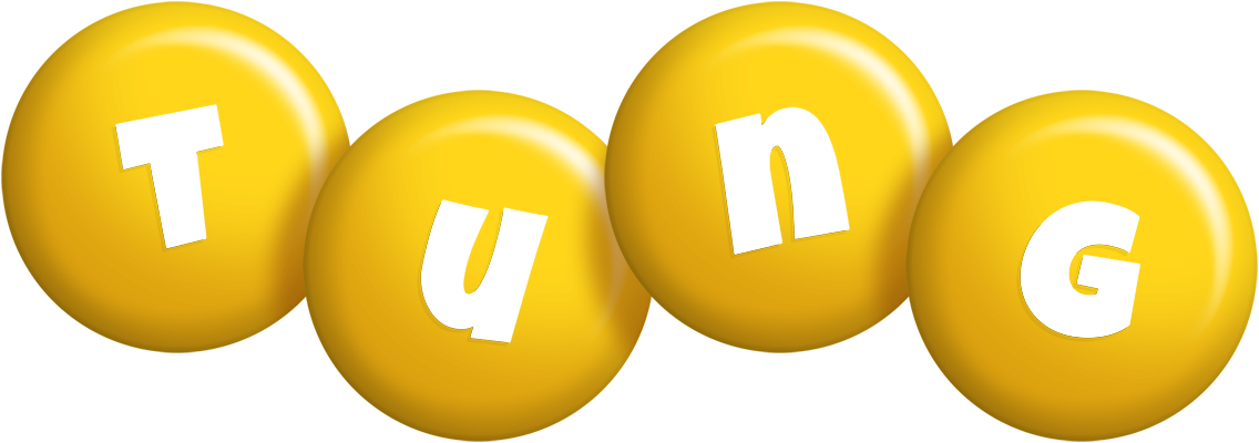 Tung candy-yellow logo
