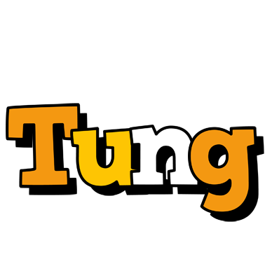 Tung cartoon logo