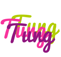 Tung flowers logo