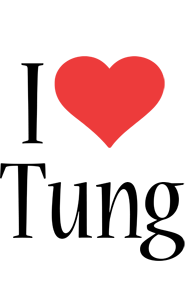 Tung i-love logo