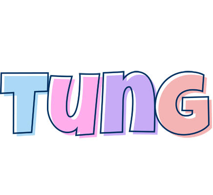 Tung pastel logo