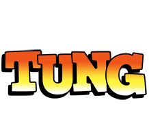 Tung sunset logo