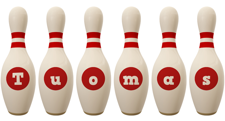 Tuomas bowling-pin logo