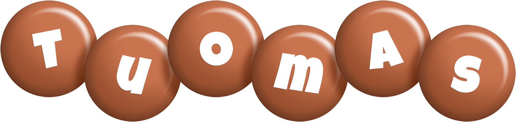 Tuomas candy-brown logo