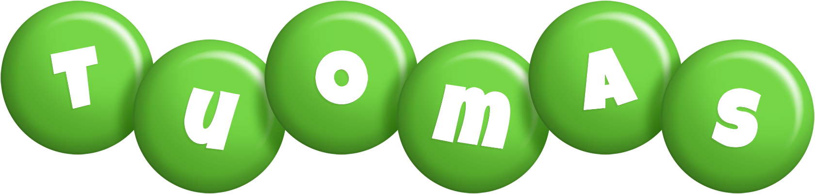 Tuomas candy-green logo