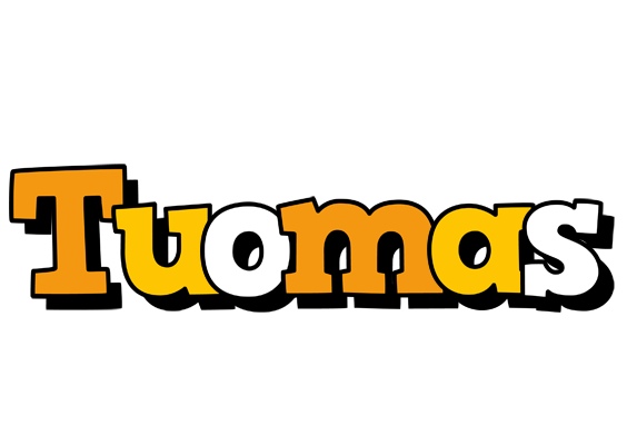 Tuomas cartoon logo
