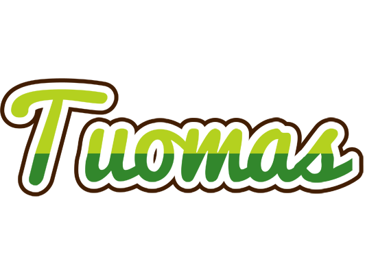 Tuomas golfing logo