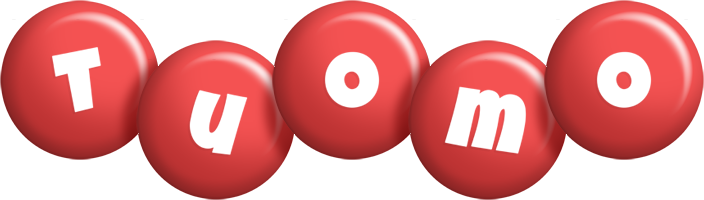 Tuomo candy-red logo