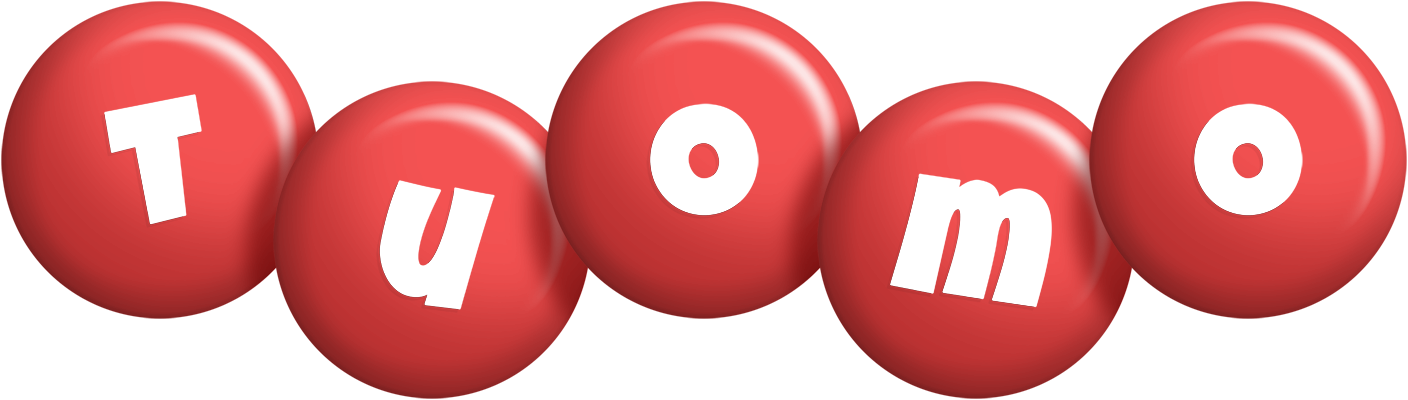 Tuomo candy-red logo