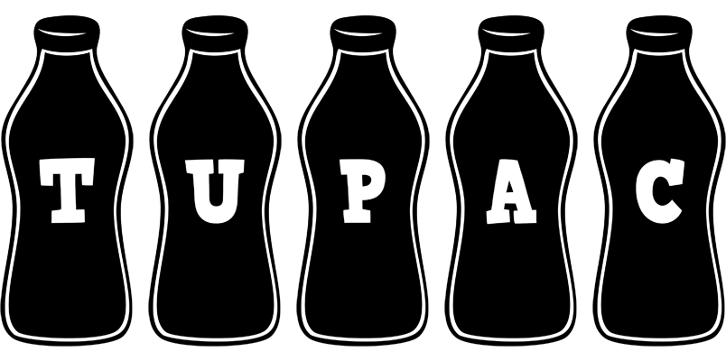 Tupac bottle logo