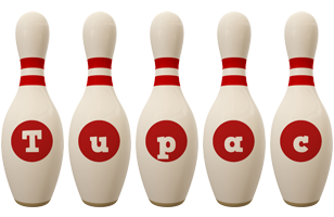 Tupac bowling-pin logo