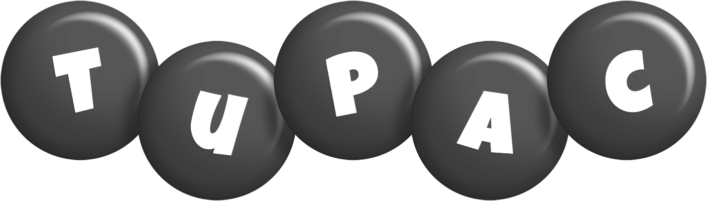 Tupac candy-black logo