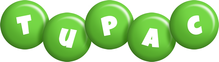 Tupac candy-green logo