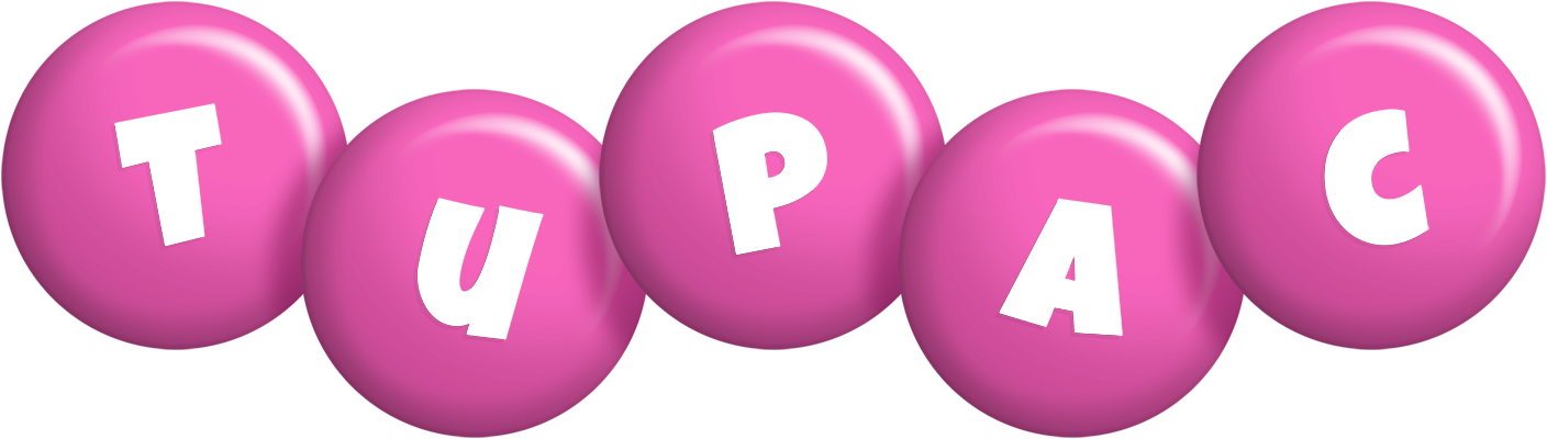 Tupac candy-pink logo