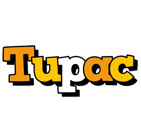 Tupac cartoon logo