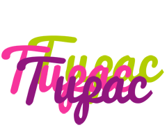 Tupac flowers logo