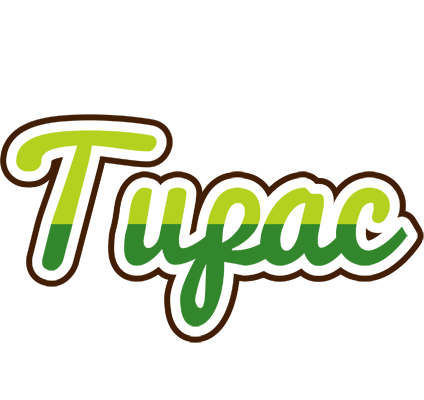 Tupac golfing logo