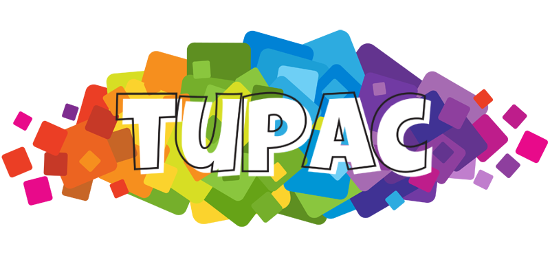 Tupac pixels logo