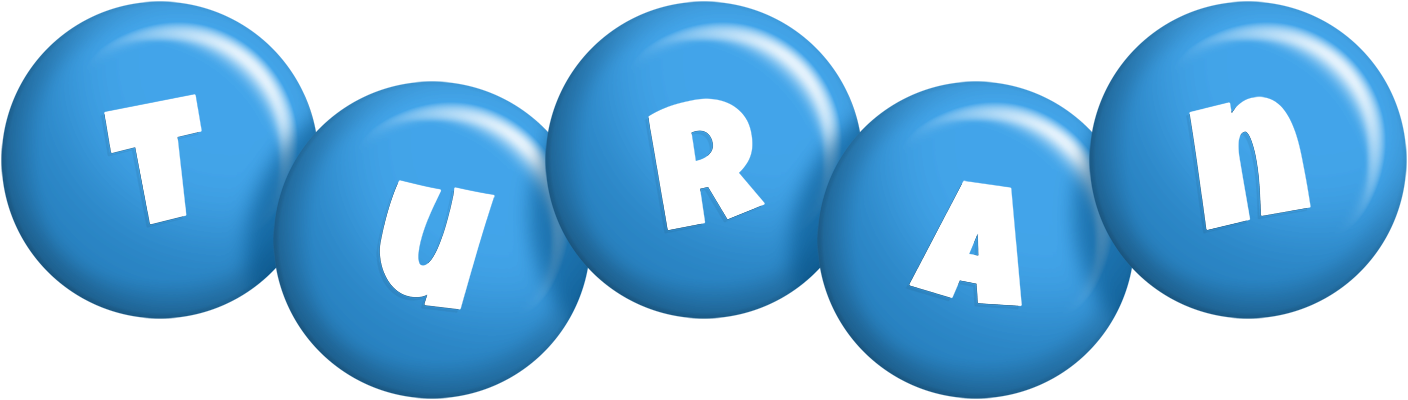 Turan candy-blue logo