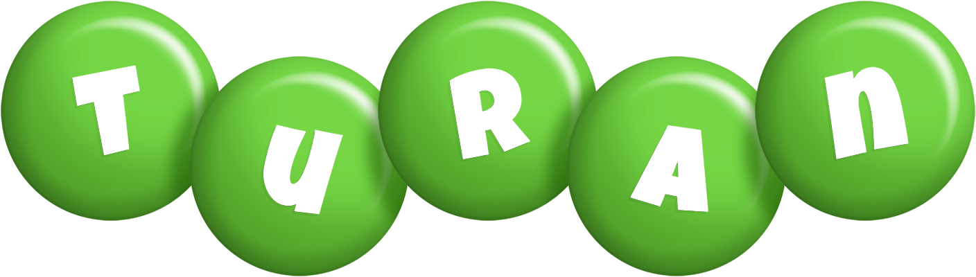 Turan candy-green logo