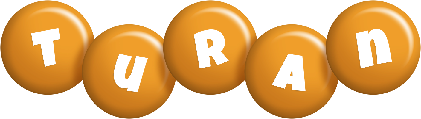 Turan candy-orange logo