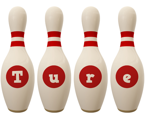 Ture bowling-pin logo