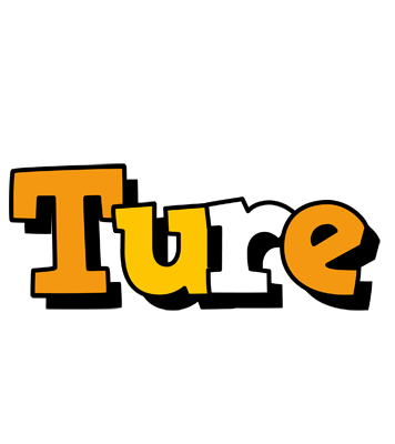 Ture cartoon logo