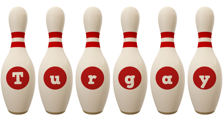 Turgay bowling-pin logo