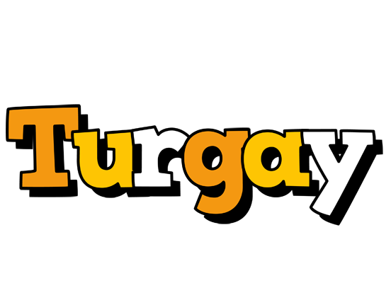 Turgay cartoon logo