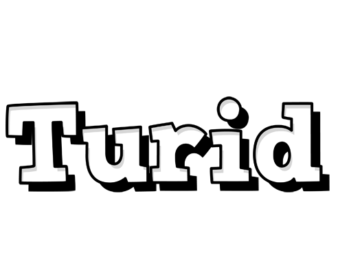 Turid snowing logo